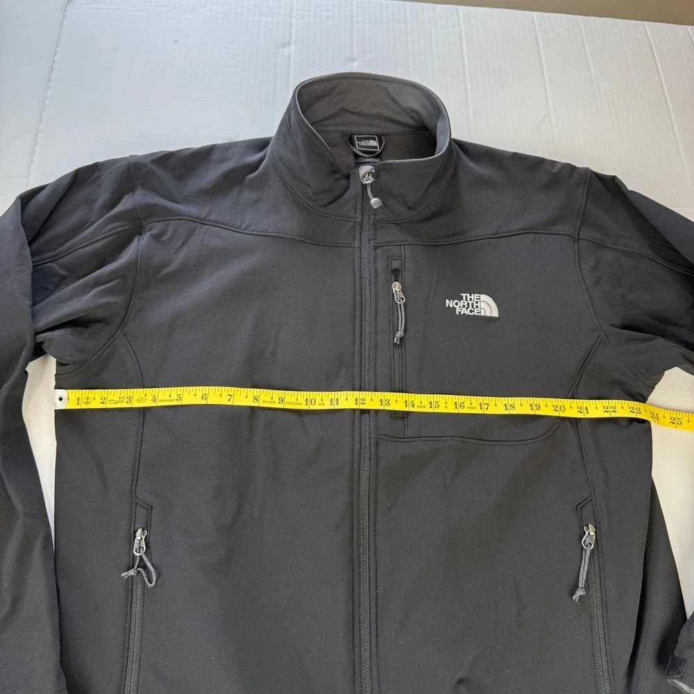 The North Face Apex Bionic Softshell Jacket Black Mens XL Full Zip Fleece Lined